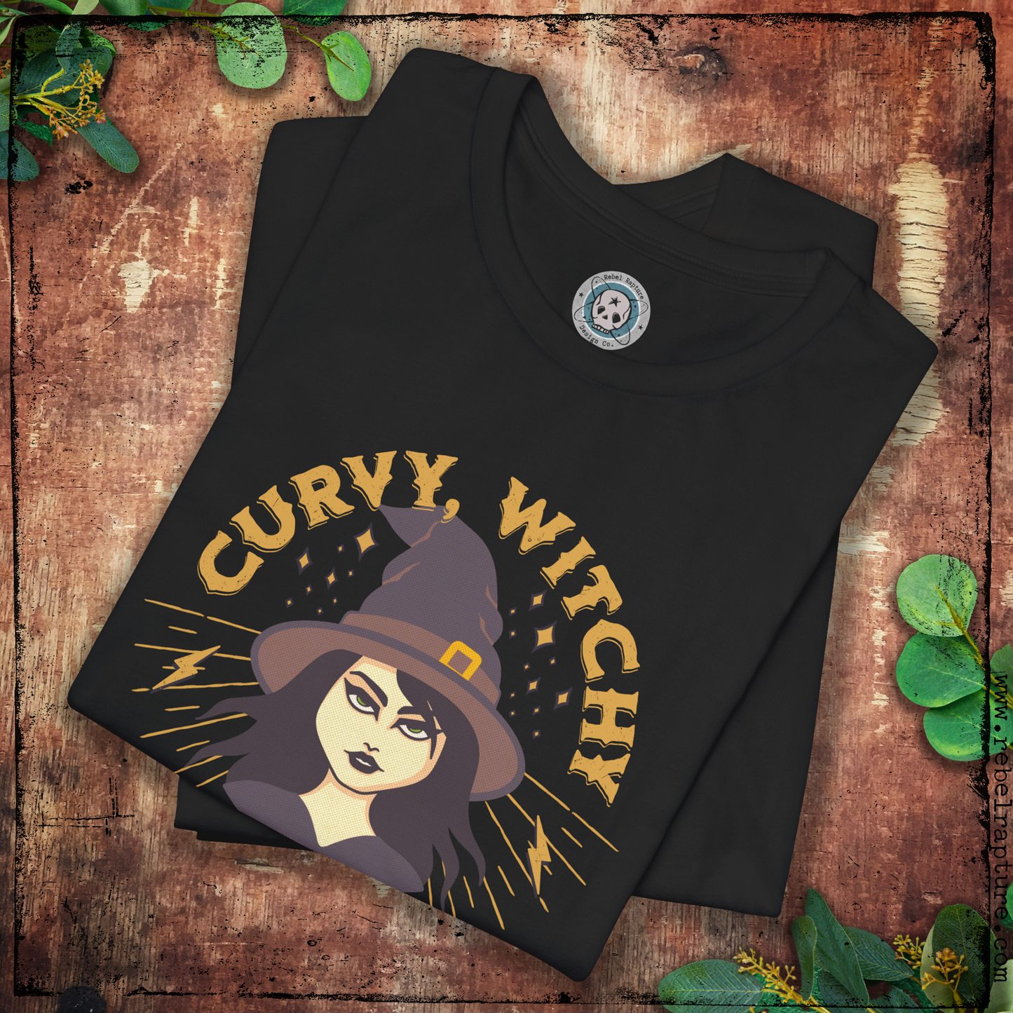 Curvy and Witchy | Funny Graphic Tee | Unisex T-Shirt