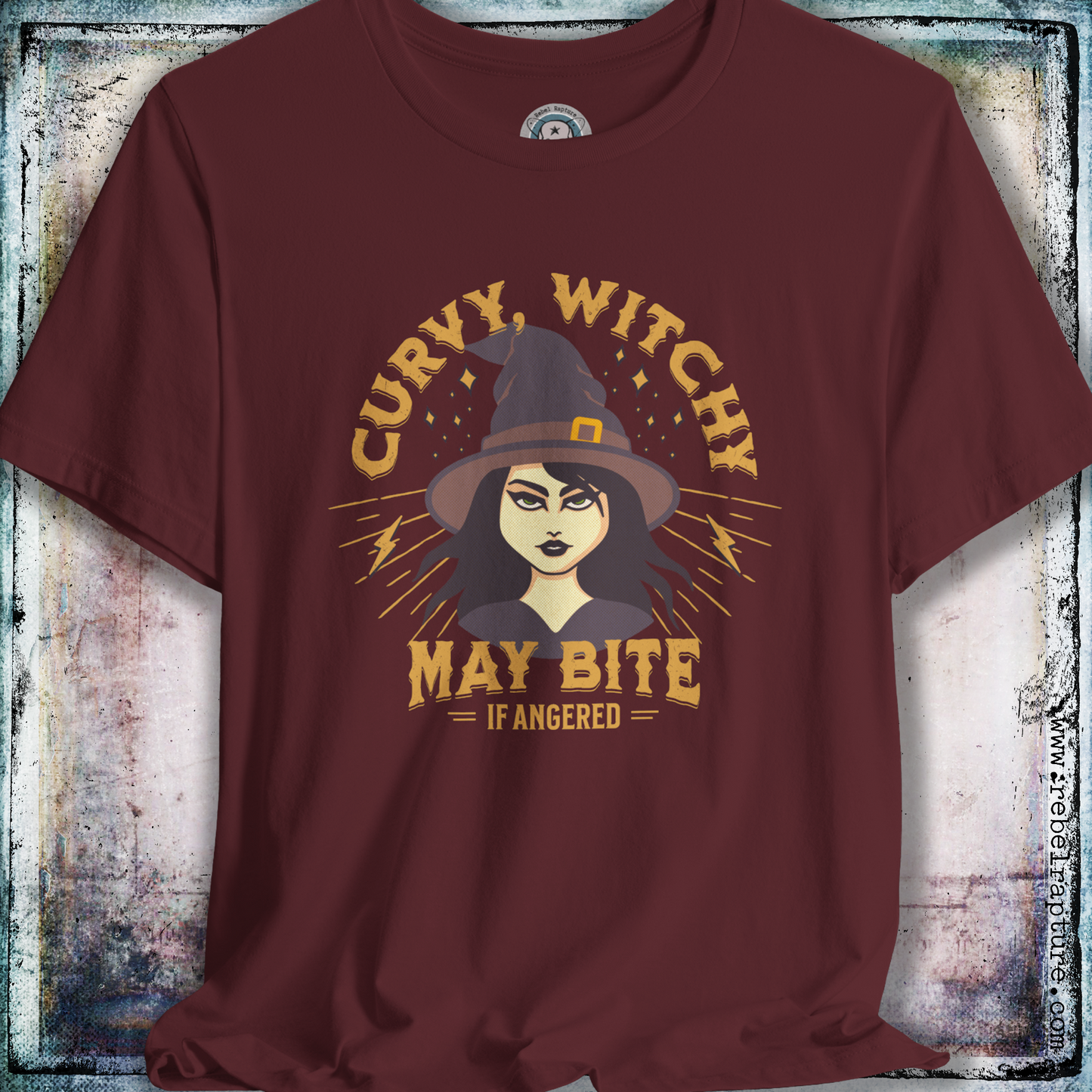 Curvy and Witchy | Funny Graphic Tee | Unisex T-Shirt