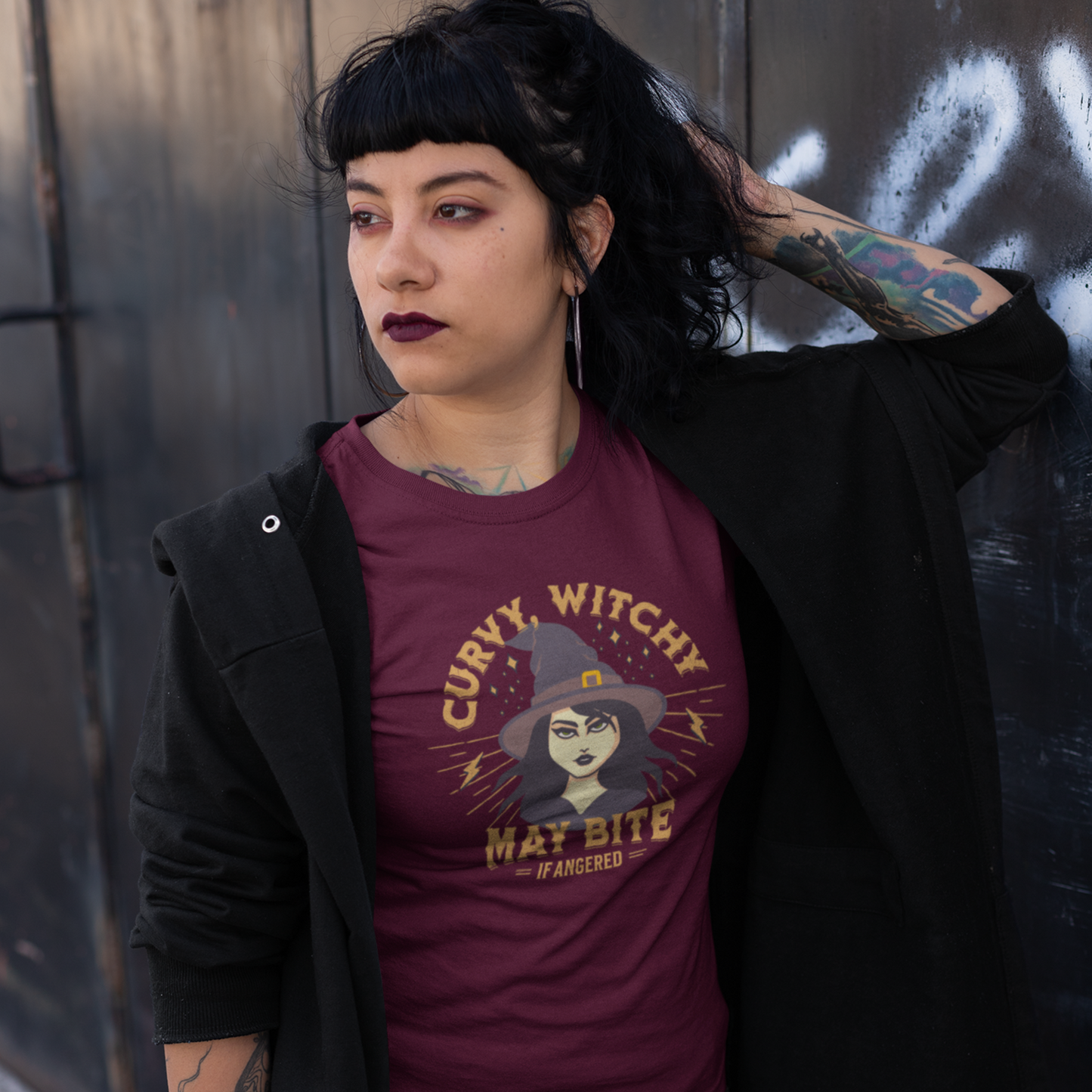 Curvy and Witchy | Funny Graphic Tee | Unisex T-Shirt