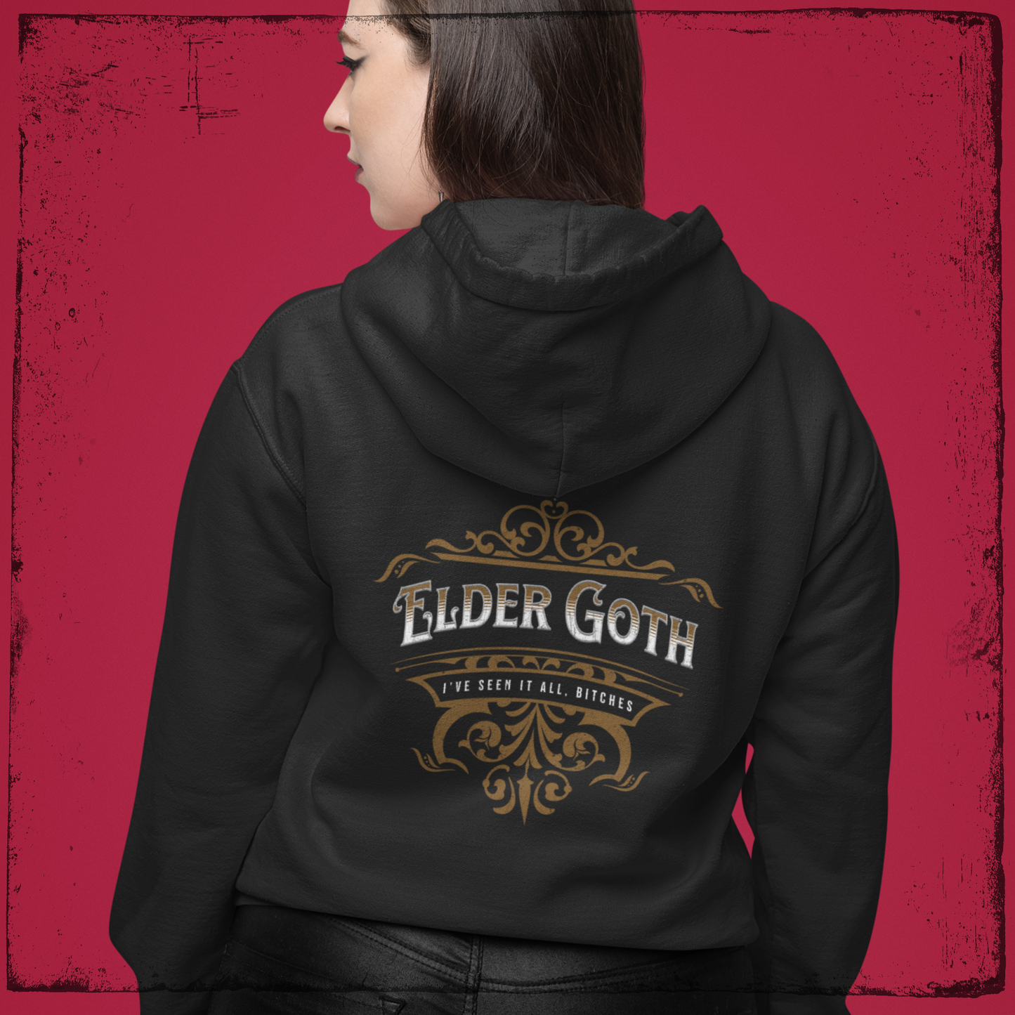 Elder Goth | Gothic Fashion | Heavy Blend™ Hoodie