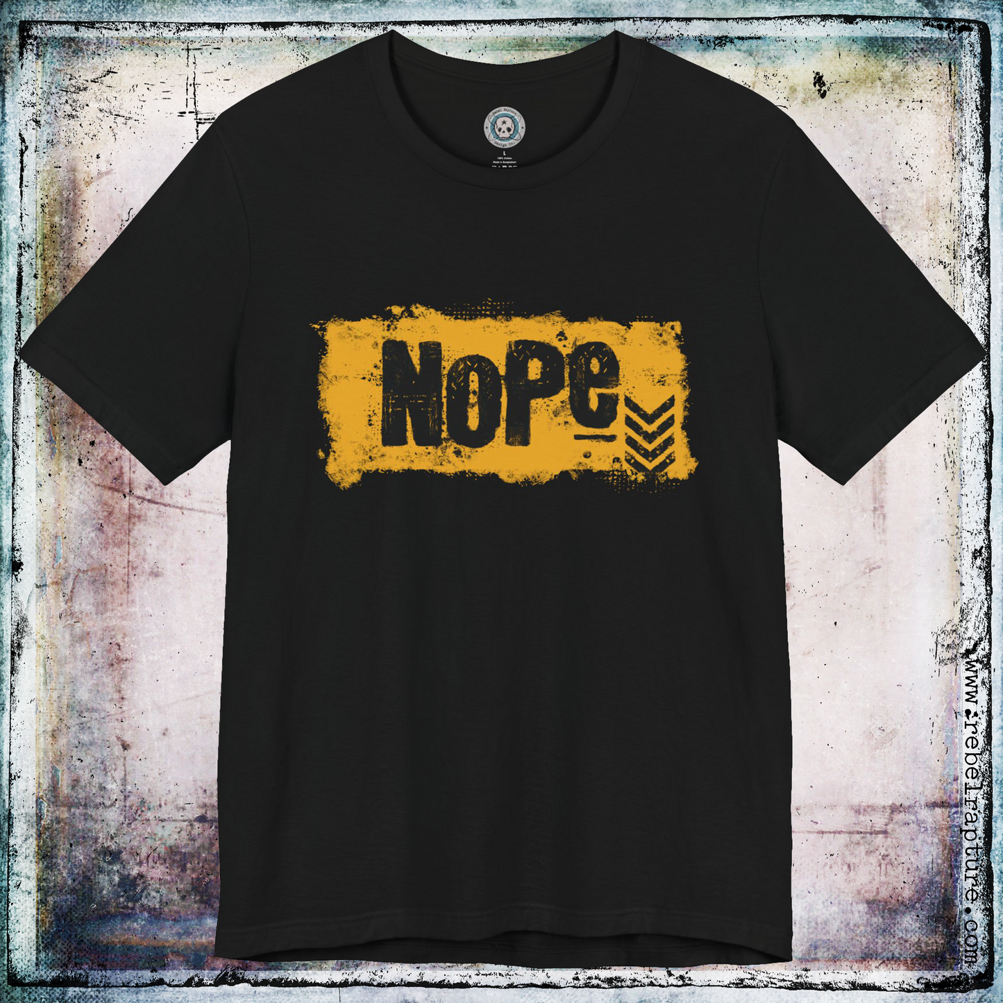Nope | Grungy Design | Funny Unisex T-Shirt