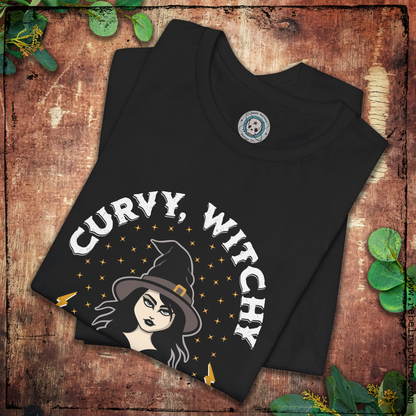 Curvy and Witchy. Unisex T-Shirt