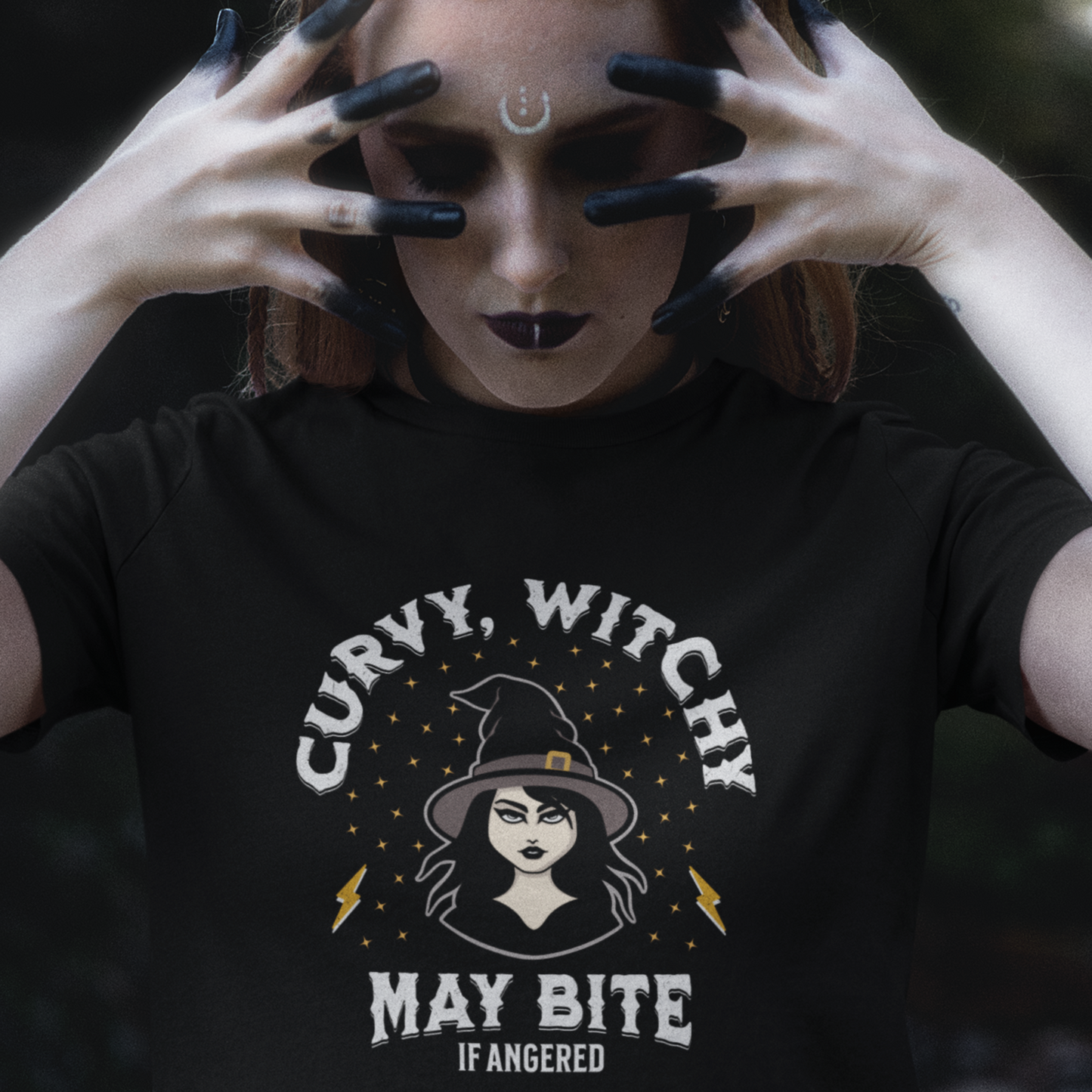 Curvy and Witchy. Unisex T-Shirt