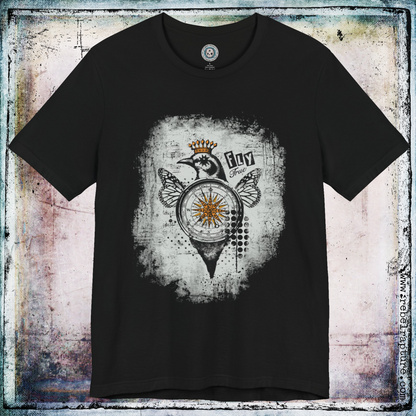 Fly True. Inspirational Grungy Design. Unisex T-Shirt