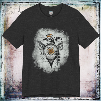 Fly True. Inspirational Grungy Design. Unisex T-Shirt