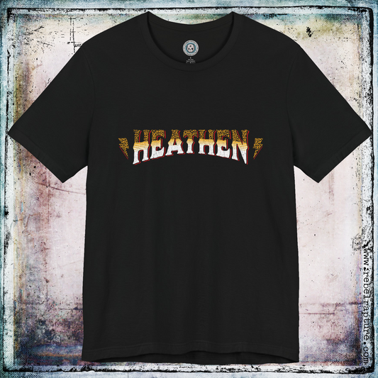 Heathen. Leopard Print. Unisex T-Shirt