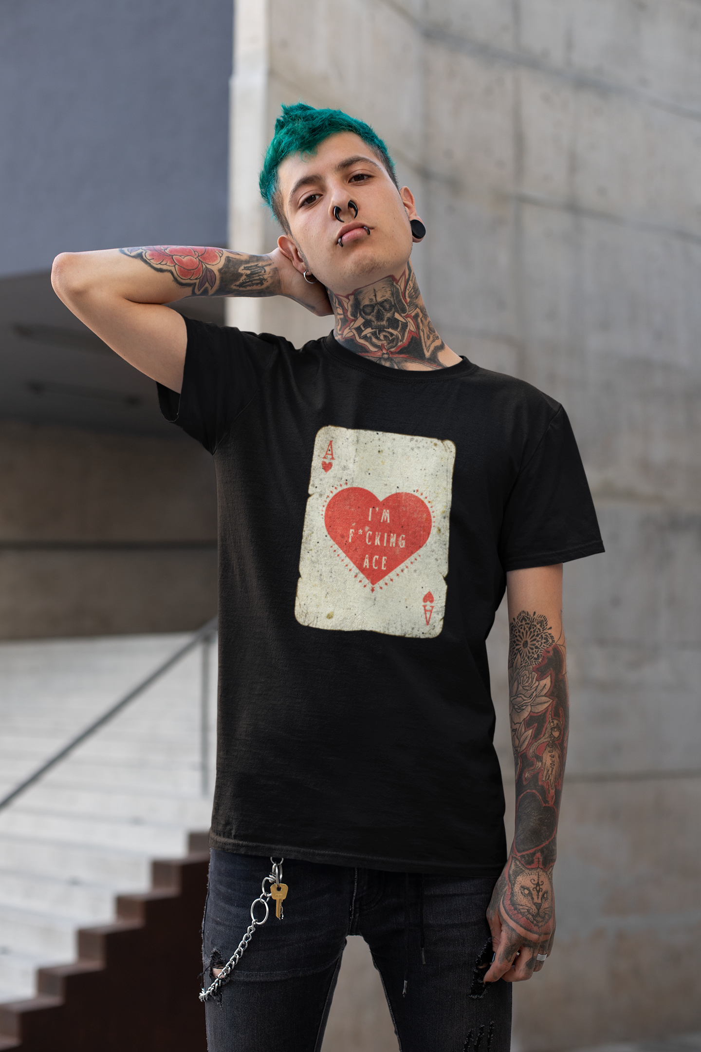 I'm Ace. Playing Card. Unisex T-Shirt