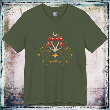 Magick Mushrooms. Unisex T-Shirt