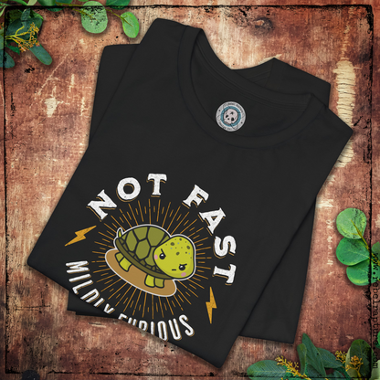 Not Fast, Mildly Furious Tortoise. Funny Design. Unisex T-Shirt