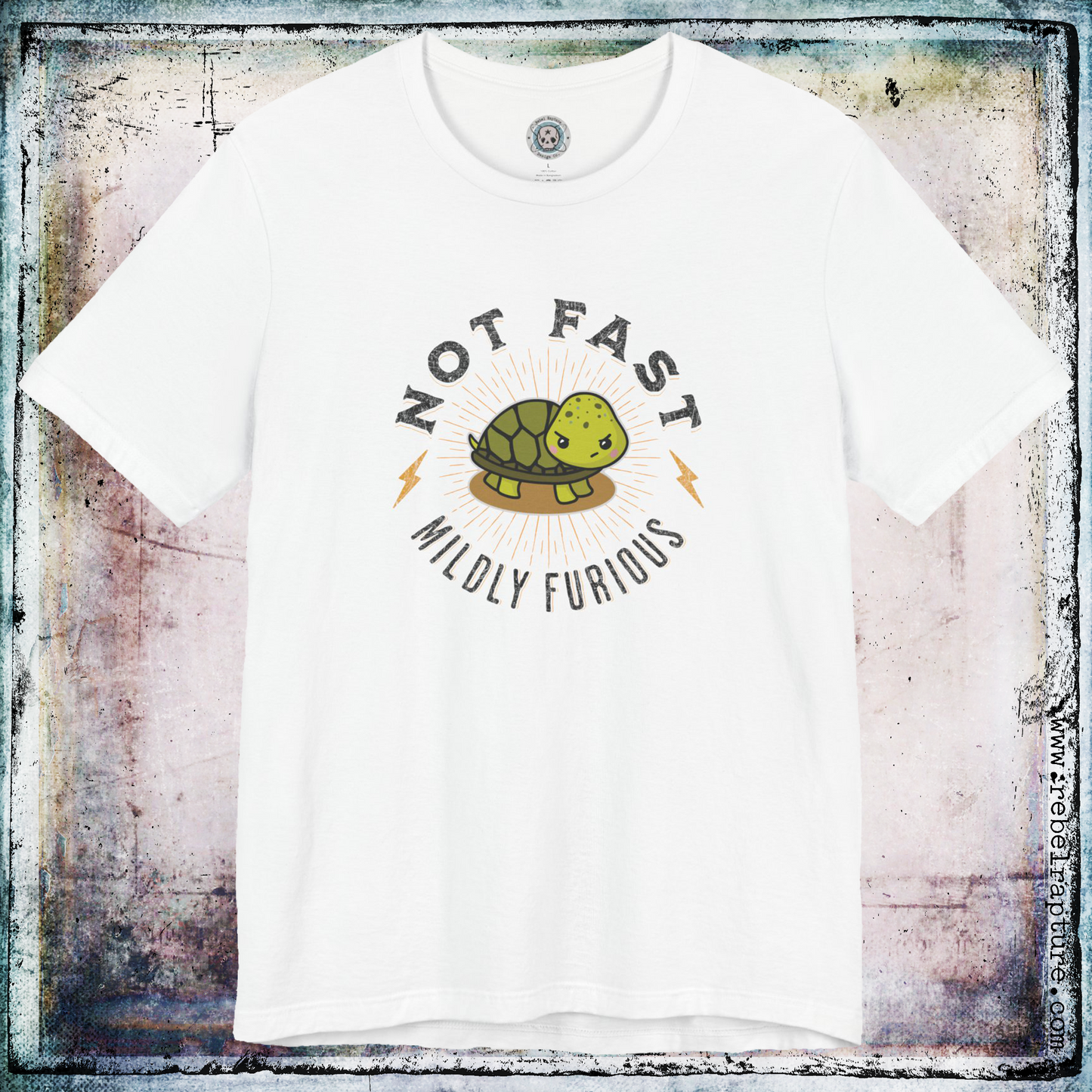 Not Fast, Mildly Furious Tortoise. Funny Design. Unisex T-Shirt