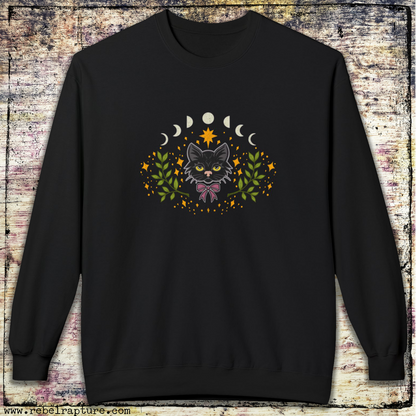 Celestial Cat. Unisex Sweatshirt