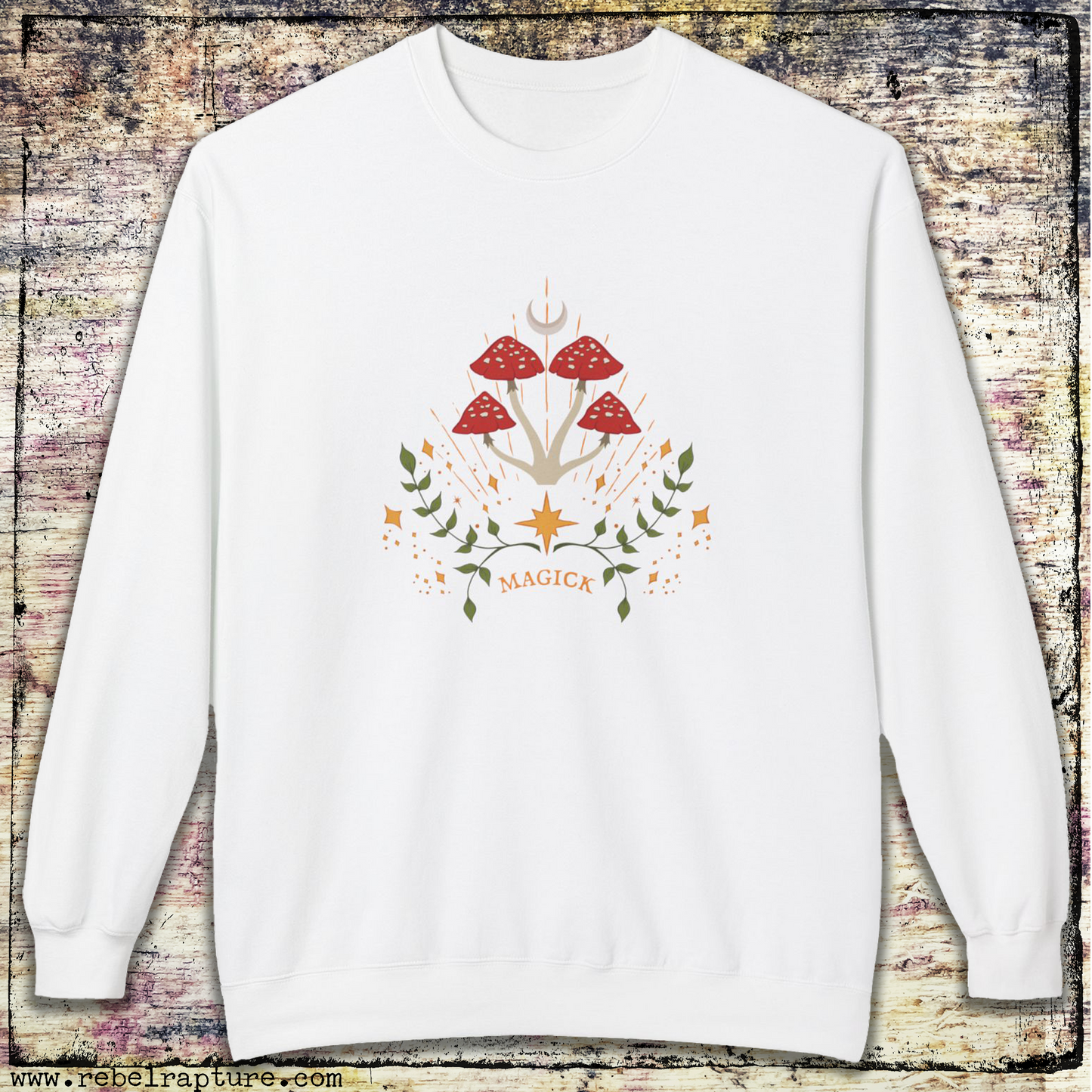 Magick Mushrooms. Unisex Crewneck Sweatshirt